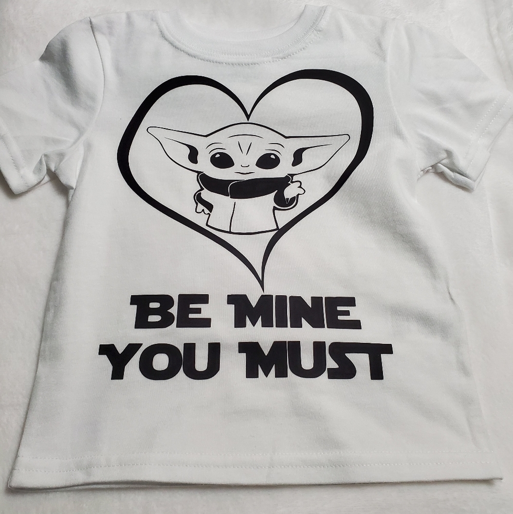 Baby Yoda Be Mine You Must Shirt